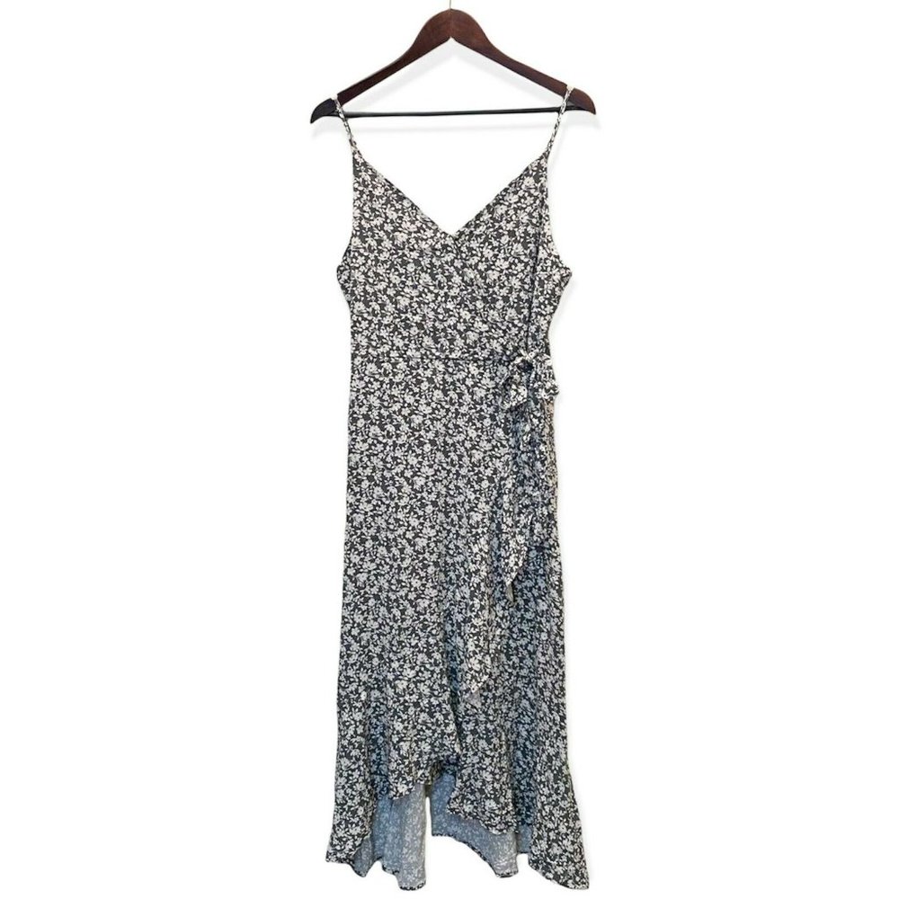 Gilli Women's Size M Adjustable Spaghetti Strap V-Neck Floral Maxi Dress Multi